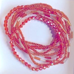 Beaded wrap bracelet 8X